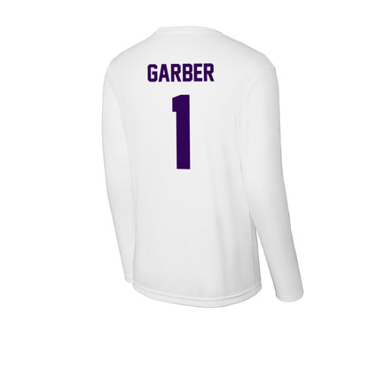 Kansas State - NCAA Football : Keenan Garber - Activewear Long Sleeve T-Shirt-1