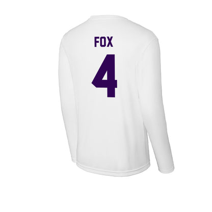Kansas State - NCAA Women's Volleyball : Reagan Fox - Activewear Long Sleeve T-Shirt-1