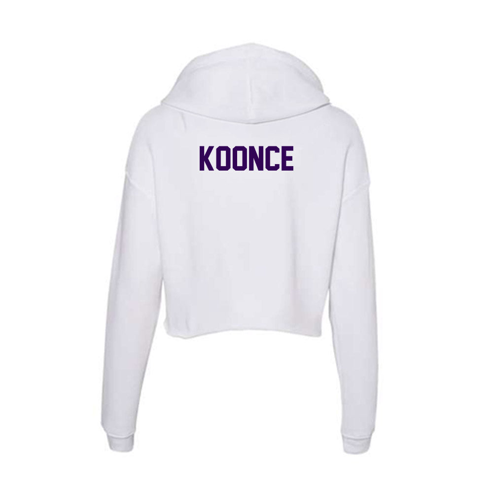 Kansas State - NCAA Women's Track & Field : Tamaiah Koonce - Women's Crop Fleece Hoodie-1