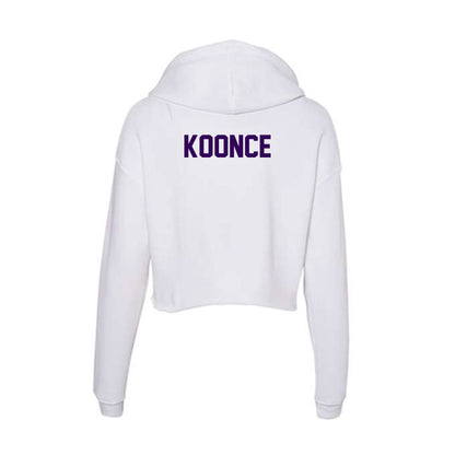 Kansas State - NCAA Women's Track & Field : Tamaiah Koonce - Women's Crop Fleece Hoodie-1
