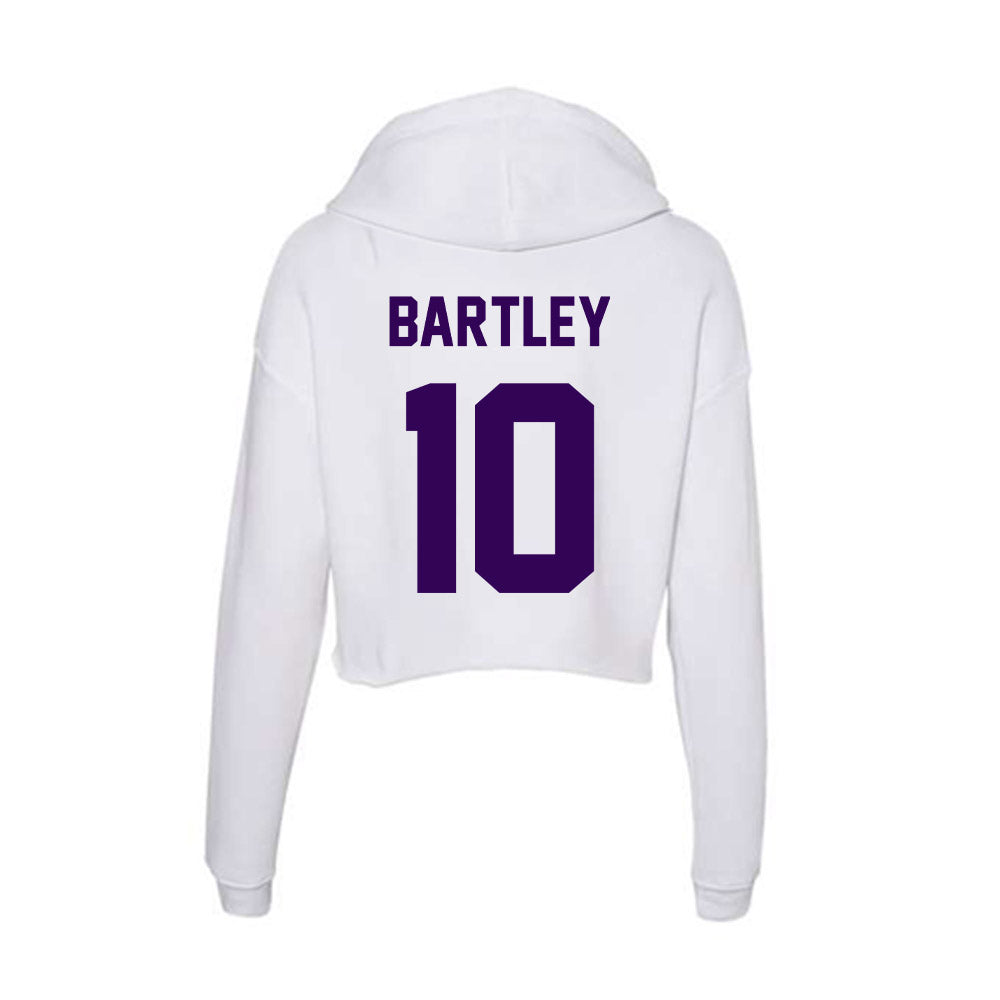 Kansas State - NCAA Football : Logan Bartley - Women's Crop Fleece Hoodie-1