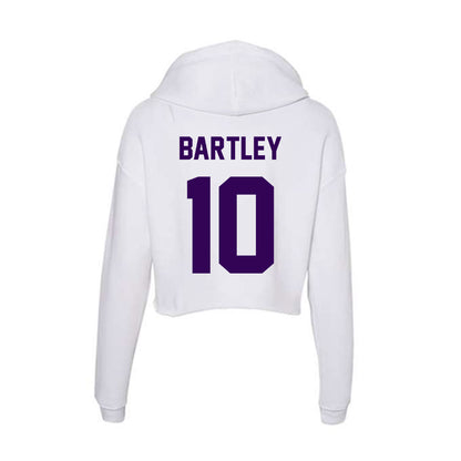 Kansas State - NCAA Football : Logan Bartley - Women's Crop Fleece Hoodie-1