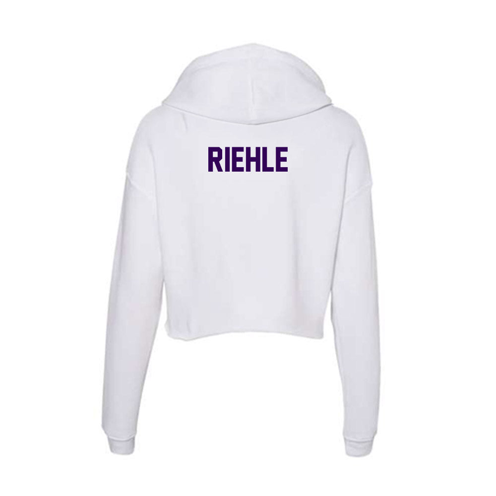 Kansas State - NCAA Women's Track & Field : Desirae Riehle - Women's Crop Fleece Hoodie-1