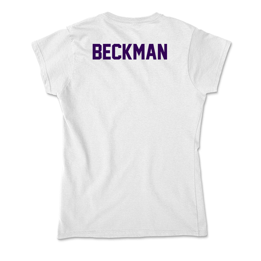 Kansas State - NCAA Men's Track & Field : Logan Beckman - Soft Style Women’s T-Shirt-1