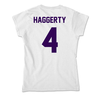 Kansas State - NCAA Men's Basketball : Pj Haggerty - Soft Style Women’s T-Shirt-1
