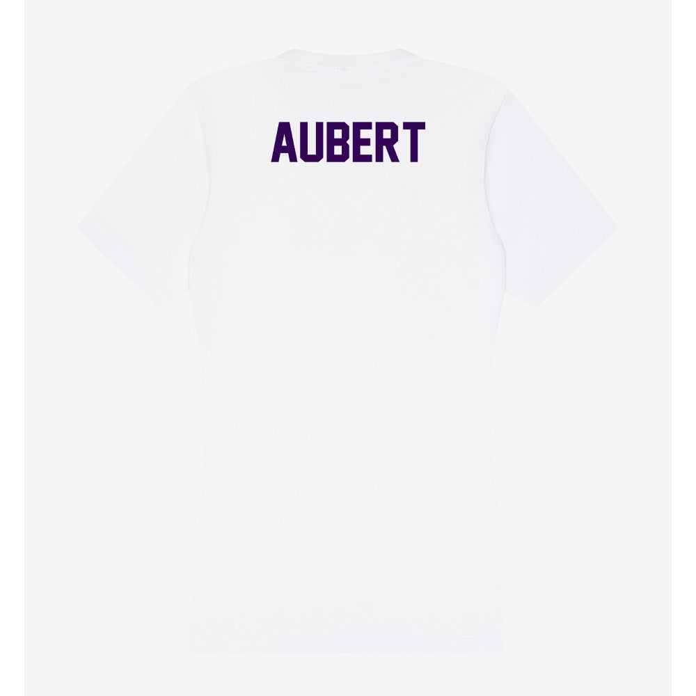 Kansas State - NCAA Women's Track & Field : Ludivine Aubert - Women's V-Neck T-Shirt-1