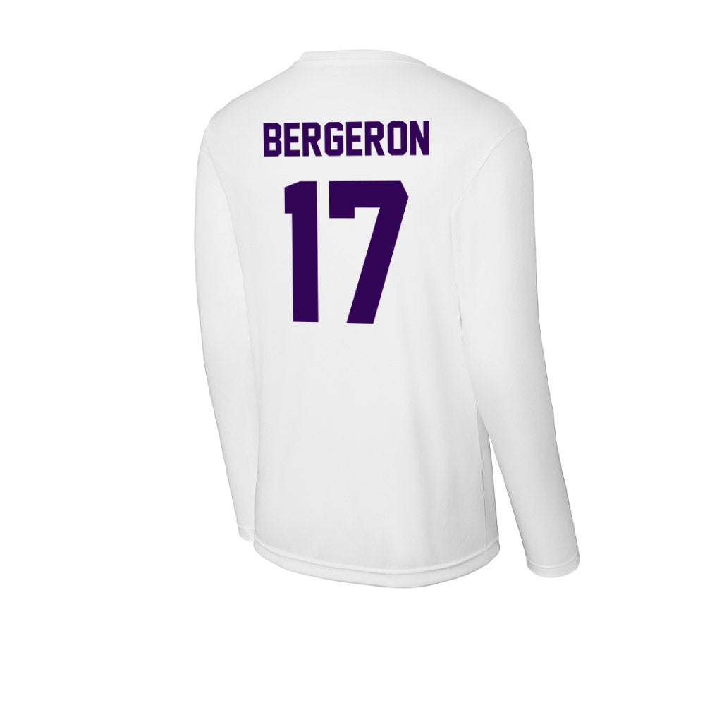 Kansas State - NCAA Football : Mikey Bergeron - Activewear Long Sleeve T-Shirt-1