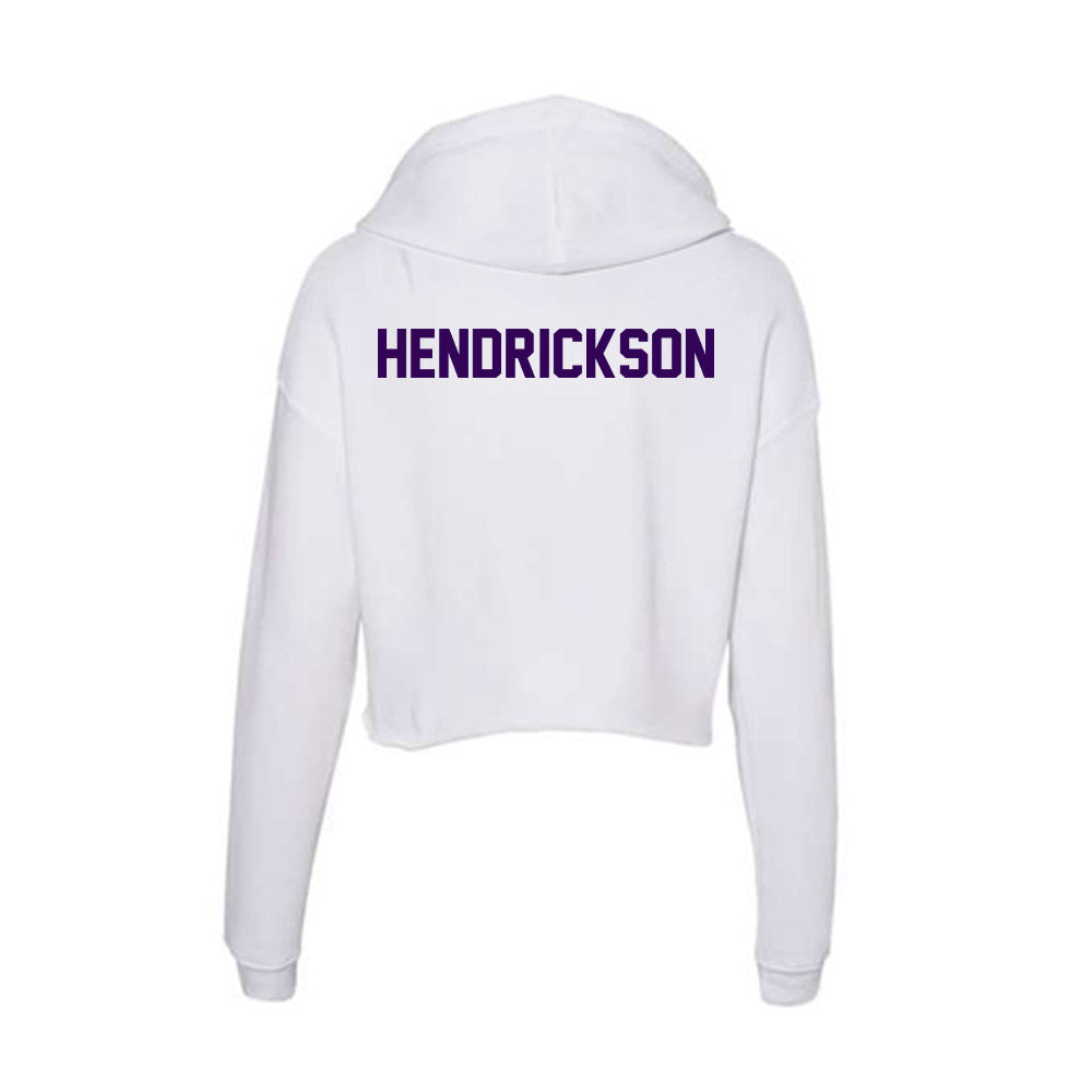 Kansas State - NCAA Women's Rowing : Grace Hendrickson - Women's Crop Fleece Hoodie-1
