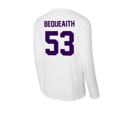 Kansas State - NCAA Football : Drake Bequeaith - Activewear Long Sleeve T-Shirt-1