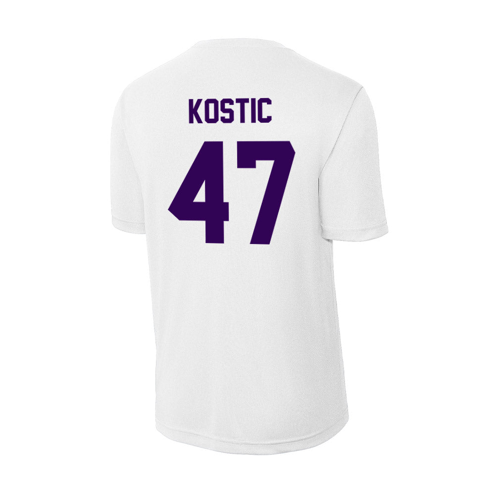 Kansas State - NCAA Men's Basketball : Andrej Kostic - Activewear T-Shirt-1