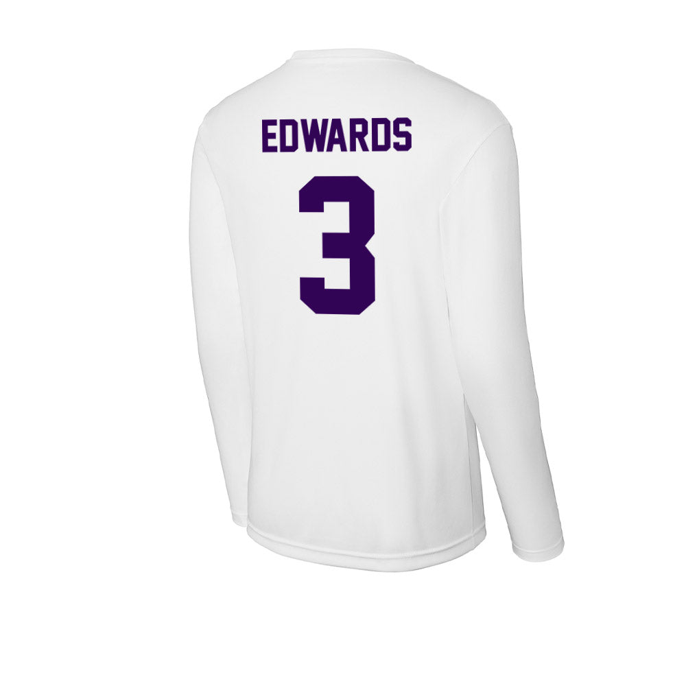 Kansas State - NCAA Football : Dylan Edwards - Activewear Long Sleeve T-Shirt-1