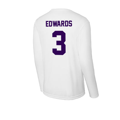 Kansas State - NCAA Football : Dylan Edwards - Activewear Long Sleeve T-Shirt-1