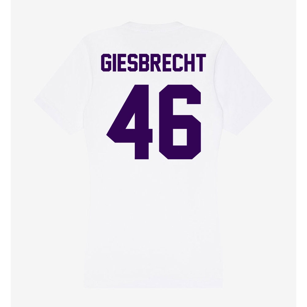 Kansas State - NCAA Baseball : Ethan Giesbrecht - Women's V-Neck T-Shirt-1