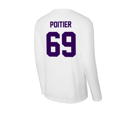 Kansas State - NCAA Football : Taylor Poitier - Activewear Long Sleeve T-Shirt-1