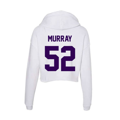 Kansas State - NCAA Baseball : Chandler Murray - Women's Crop Fleece Hoodie-1