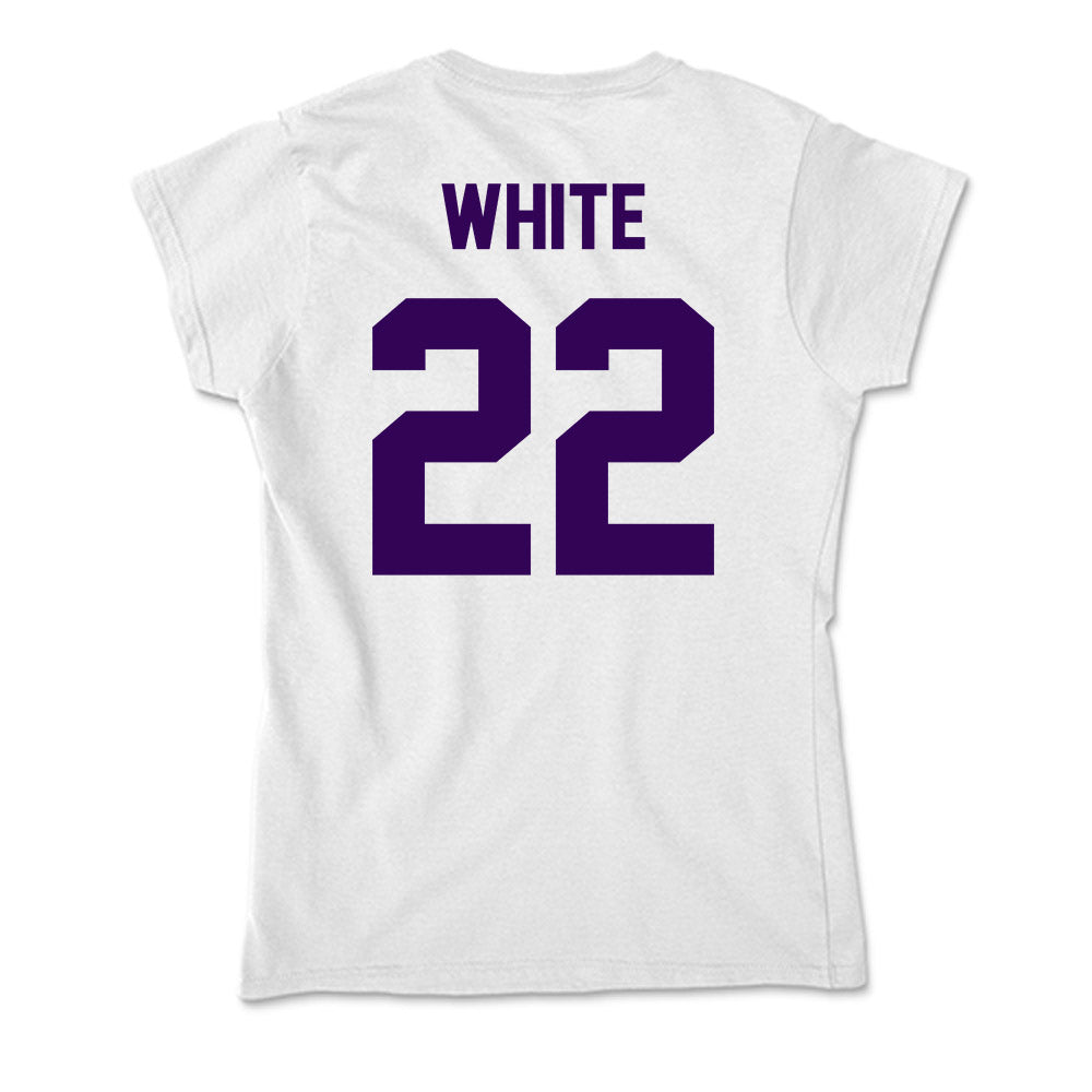 Kansas State - NCAA Women's Basketball : Ramiya White - Soft Style Women’s T-Shirt-1