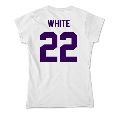 Kansas State - NCAA Women's Basketball : Ramiya White - Soft Style Women’s T-Shirt-1
