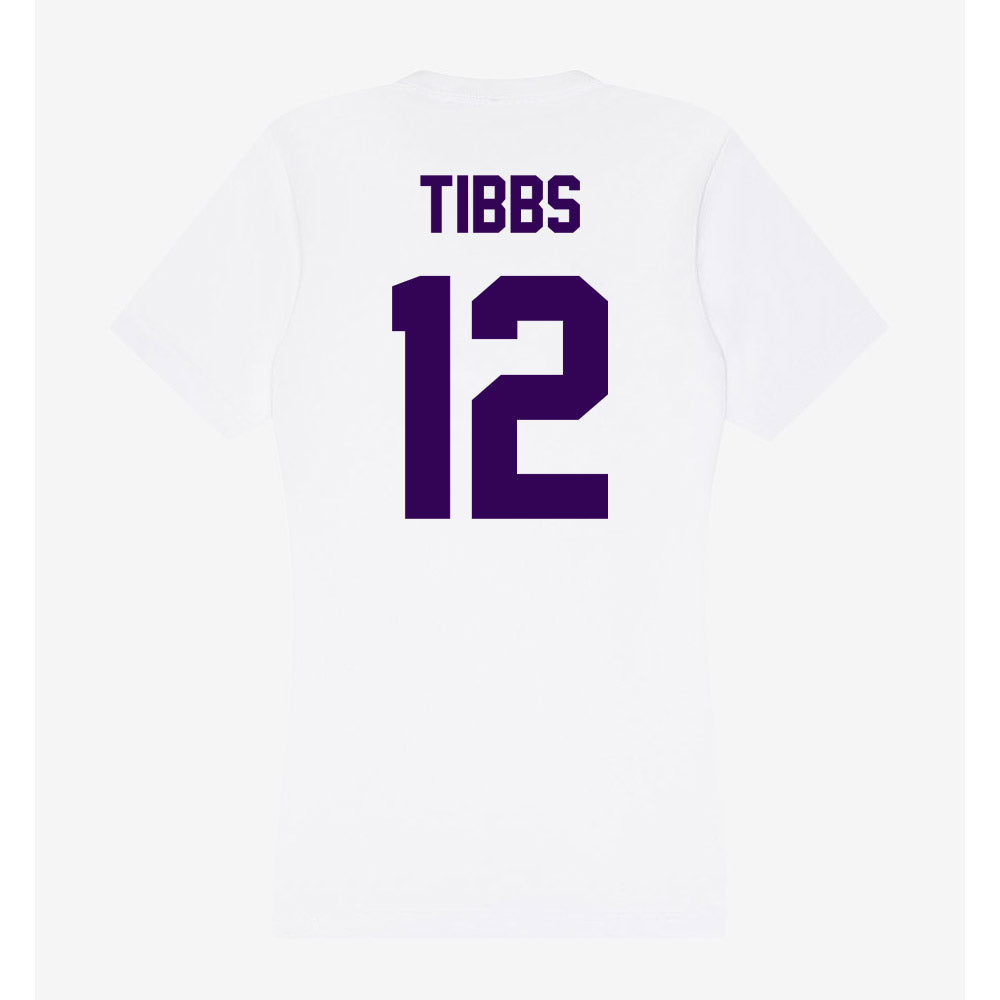 Kansas State - NCAA Football : Jaron Tibbs - Women's V-Neck T-Shirt-1