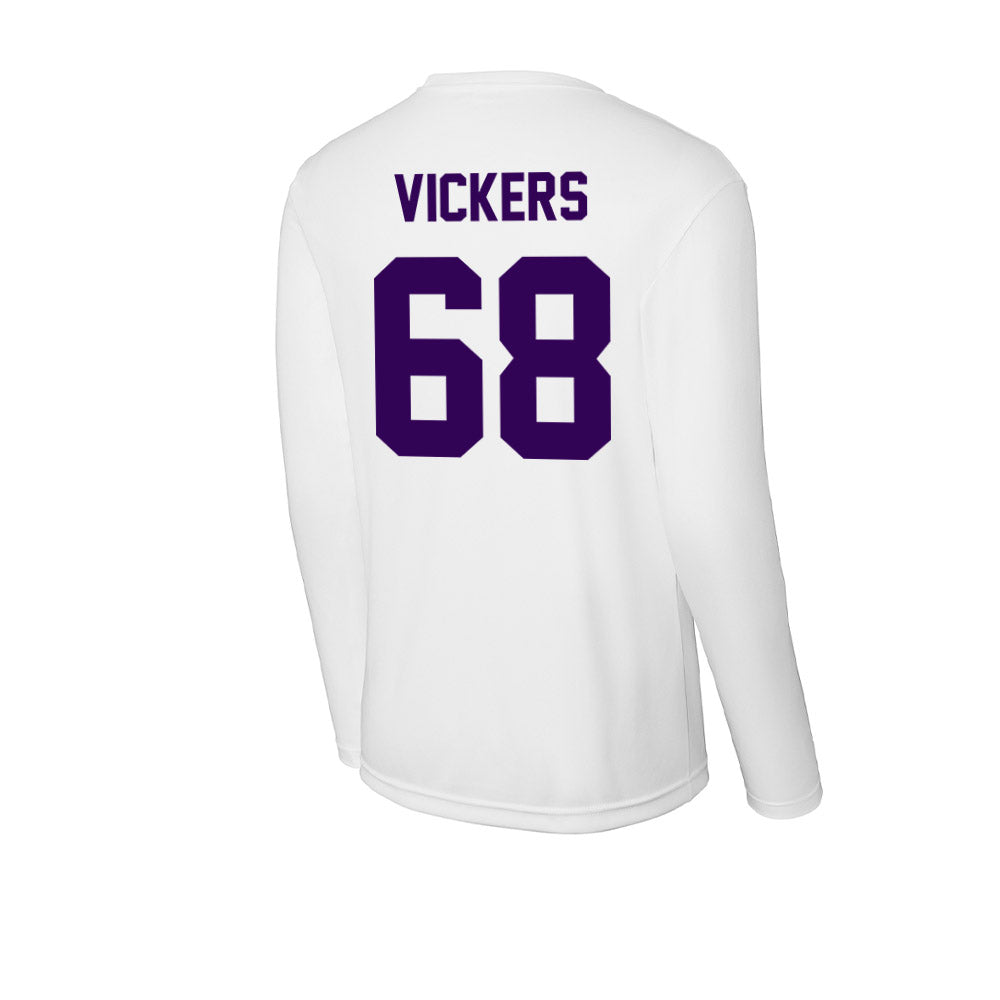 Kansas State - NCAA Football : Joe Vickers - Activewear Long Sleeve T-Shirt-1