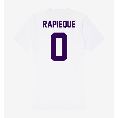 Kansas State - NCAA Men's Basketball : Elias Rapieque - Women's V-Neck T-Shirt-1