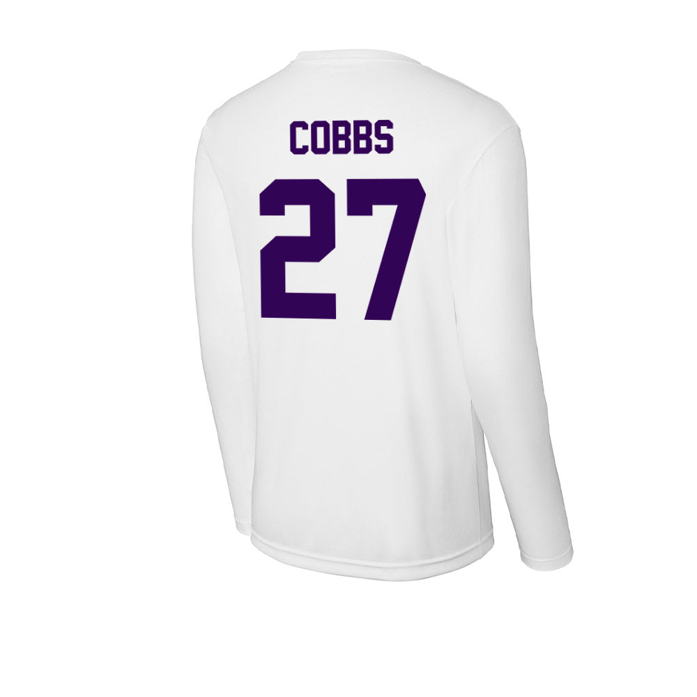 Kansas State - NCAA Football : Daniel Cobbs - Activewear Long Sleeve T-Shirt-1