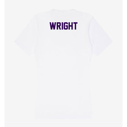 Kansas State - NCAA Women's Track & Field : Delaney Wright - Women's V-Neck T-Shirt-1