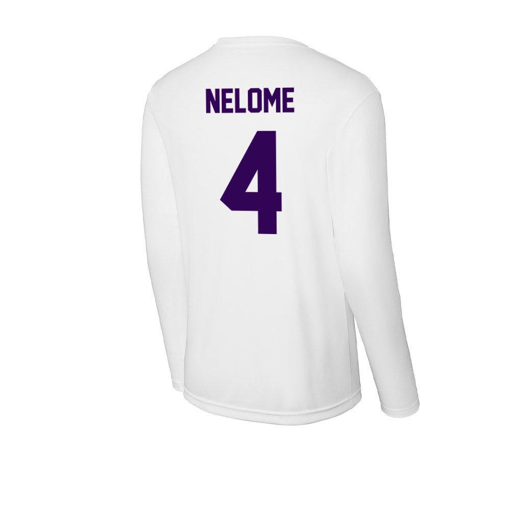 Kansas State - NCAA Football : Tyler Nelome - Activewear Long Sleeve T-Shirt-1