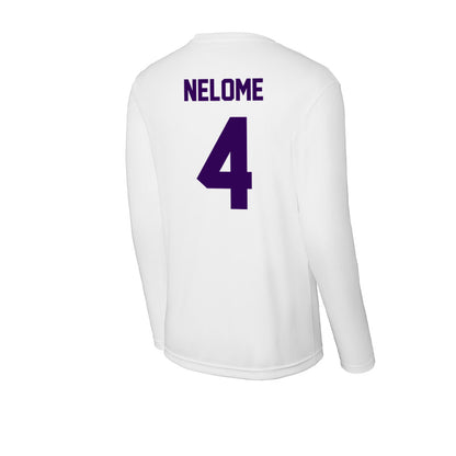 Kansas State - NCAA Football : Tyler Nelome - Activewear Long Sleeve T-Shirt-1