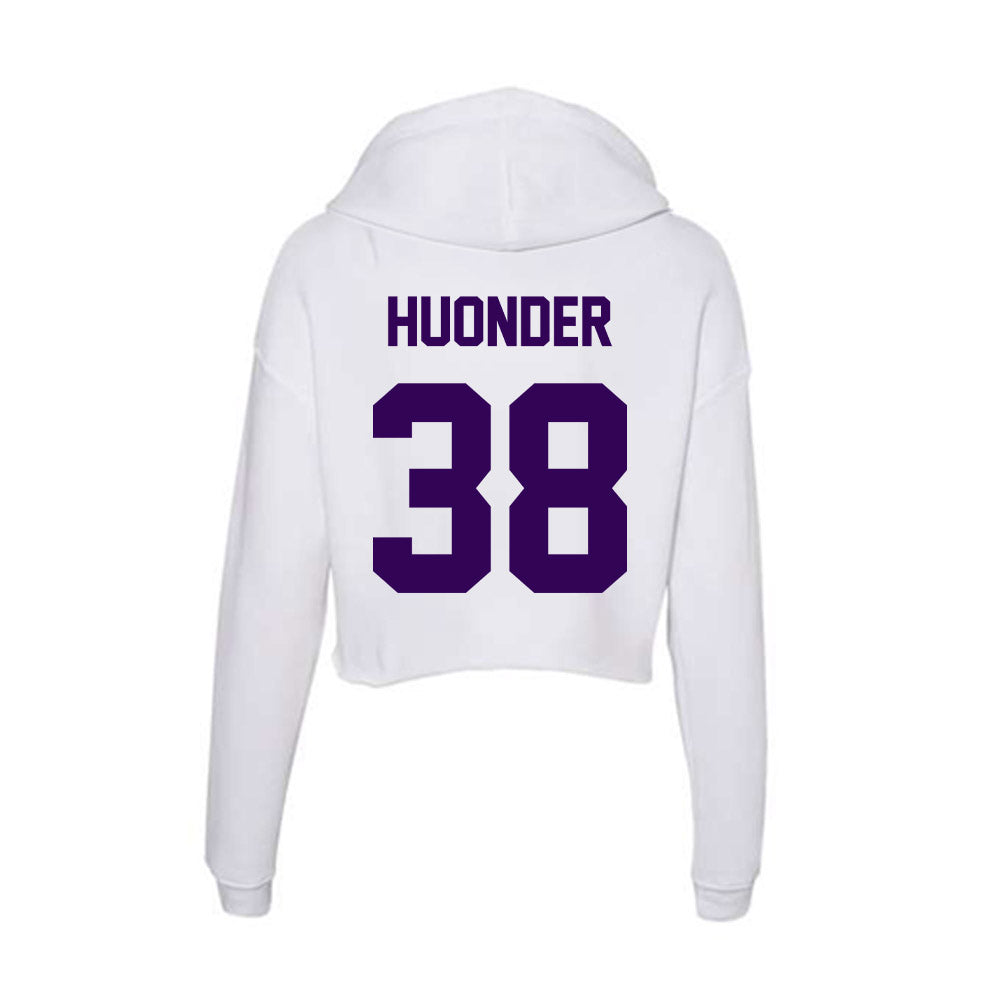 Kansas State - NCAA Women's Rowing : Abigail Huonder - Women's Crop Fleece Hoodie-1
