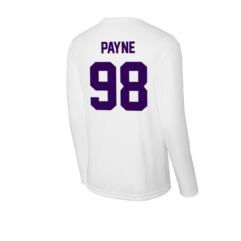 Kansas State - NCAA Football : Kian Payne - Activewear Long Sleeve T-Shirt-1