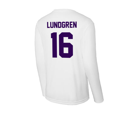 Kansas State - NCAA Women's Volleyball : Cadence Lundgren - Activewear Long Sleeve T-Shirt-1