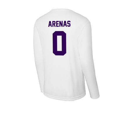 Kansas State - NCAA Women's Basketball : Izela Arenas - Activewear Long Sleeve T-Shirt-1