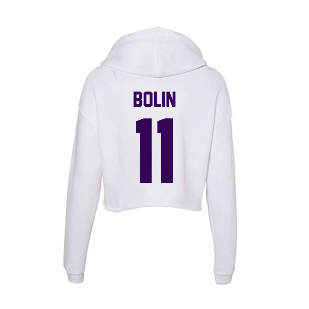 Kansas State - NCAA Baseball : Robby Bolin - Women's Crop Fleece Hoodie-1