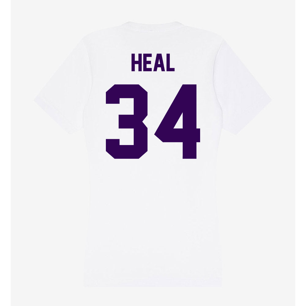 Kansas State - NCAA Women's Basketball : Tess Heal - Women's V-Neck T-Shirt-1