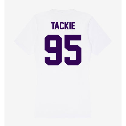 Kansas State - NCAA Football : Patrick Tackie - Women's V-Neck T-Shirt-1