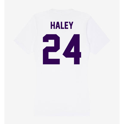 Kansas State - NCAA Baseball : Austin Haley - Women's V-Neck T-Shirt-1