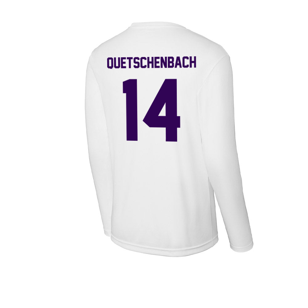 Kansas State - NCAA Baseball : Jack Quetschenbach - Activewear Long Sleeve T-Shirt-1