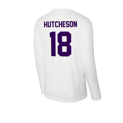 Kansas State - NCAA Football : Hudson Hutcheson - Activewear Long Sleeve T-Shirt-1