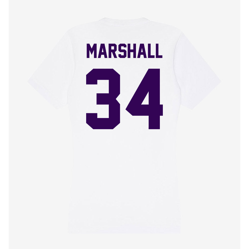 Kansas State - NCAA Women's Soccer : Allison Marshall - Women's V-Neck T-Shirt-1