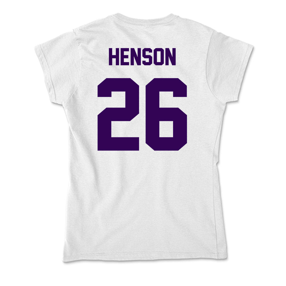 Kansas State - NCAA Baseball : Micah Henson - Soft Style Women’s T-Shirt-1