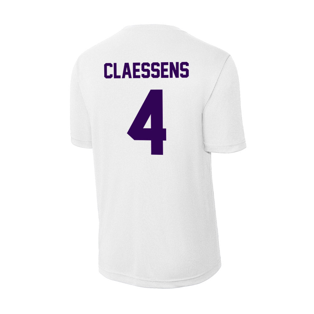 Kansas State - NCAA Women's Basketball : Nastja Claessens - Activewear T-Shirt-1