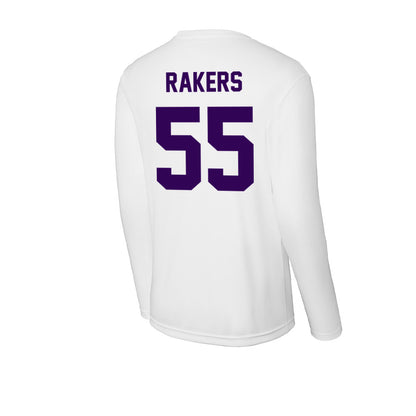 Kansas State - NCAA Football : Kyle Rakers - Activewear Long Sleeve T-Shirt-1