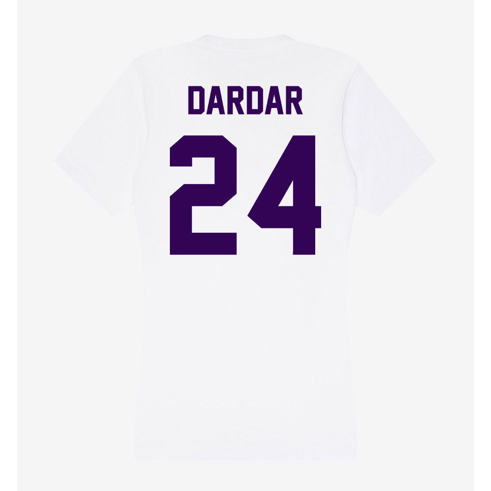 Kansas State - NCAA Baseball : Seth Dardar - Women's V-Neck T-Shirt-1