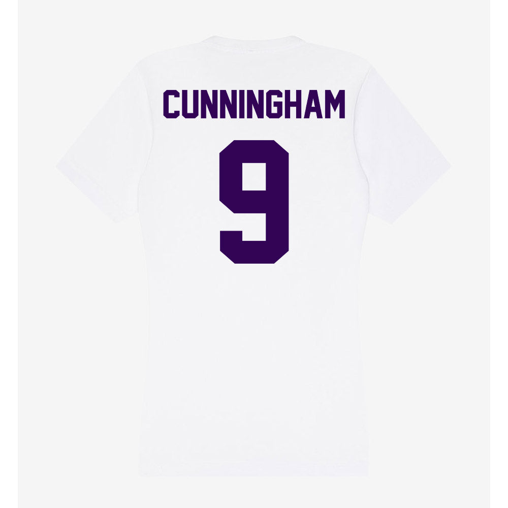 Kansas State - NCAA Women's Rowing : Sylvia Cunningham - Women's V-Neck T-Shirt-1