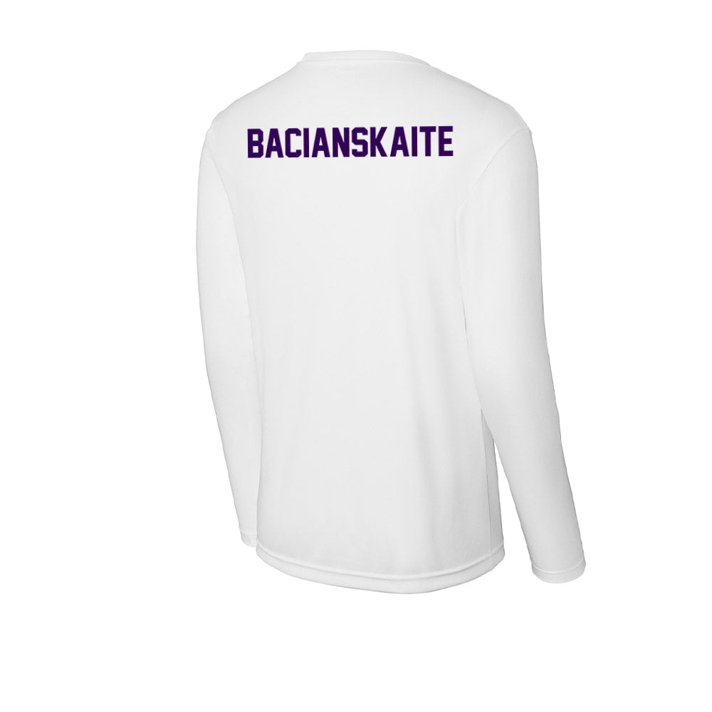 Kansas State - NCAA Women's Track & Field : Urte Bacianskaite - Activewear Long Sleeve T-Shirt-1