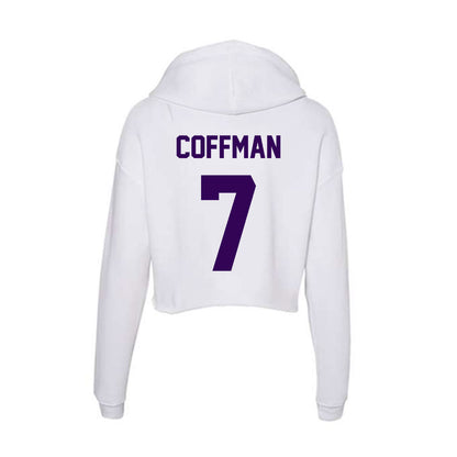 Kansas State - NCAA Women's Soccer : Sydney Coffman - Women's Crop Fleece Hoodie-1