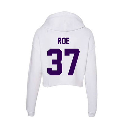Kansas State - NCAA Baseball : Brody Roe - Women's Crop Fleece Hoodie-1