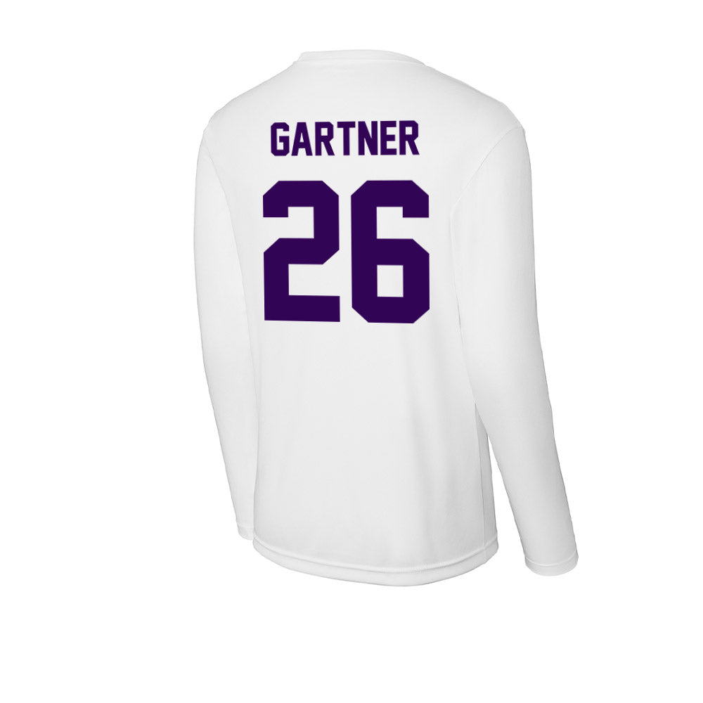 Kansas State - NCAA Baseball : Noah Gartner - Activewear Long Sleeve T-Shirt-1