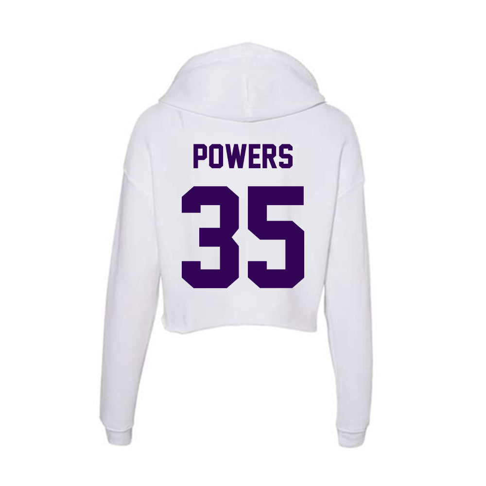 Kansas State - NCAA Football : Gabe Powers - Women's Crop Fleece Hoodie-1
