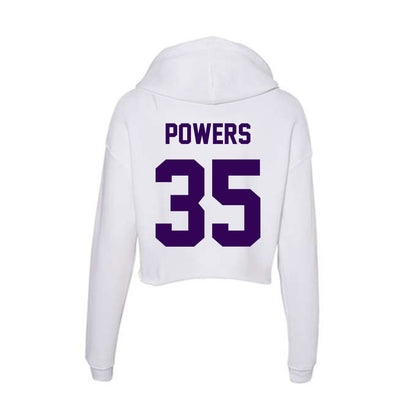 Kansas State - NCAA Football : Gabe Powers - Women's Crop Fleece Hoodie-1